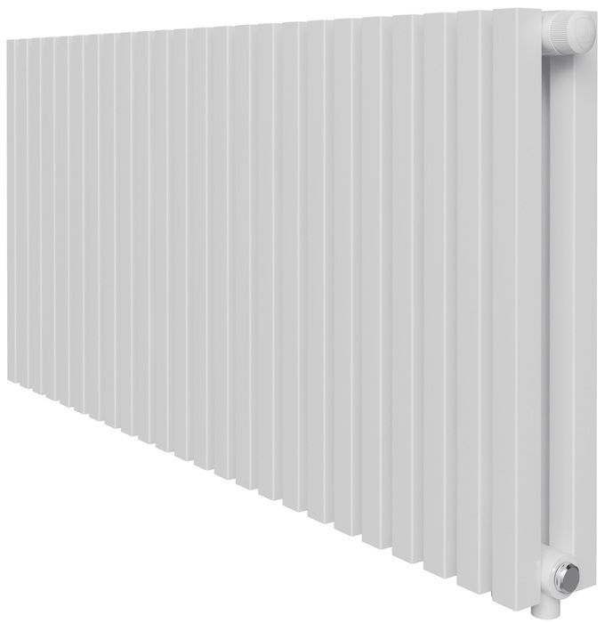 Радиатор отопления Royal Thermo Shift Q30 VC2050 - 20 секц. RAL9016, нижнее 1/2