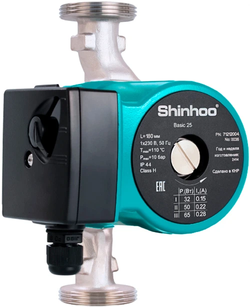 Насос для отопления SHINHOO BASIC 15-7S N 130 1x230V