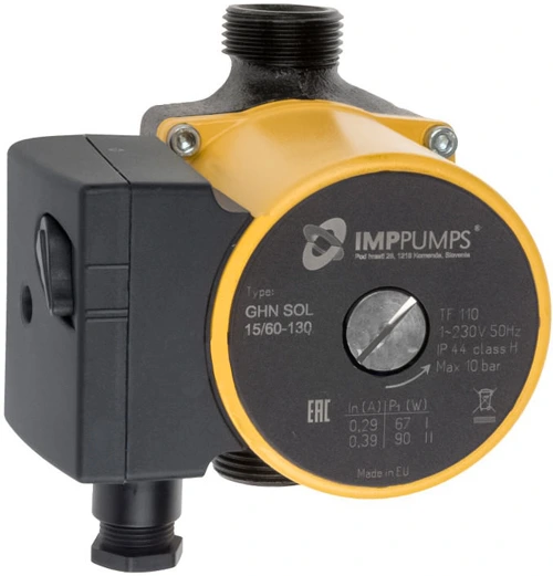Насос для отопления IMP PUMPS GHN SOL 15/60-130