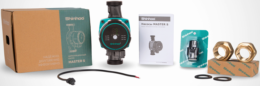 Циркуляционный насос SHINHOO MASTER S 15-6 130 1x220V фото#4