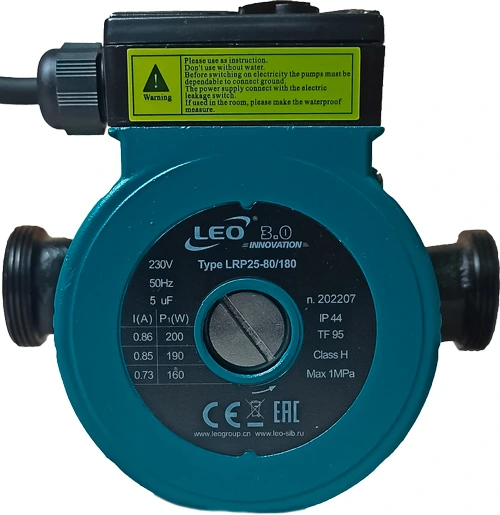 Насос для отопления LEO LRP 25-80/180