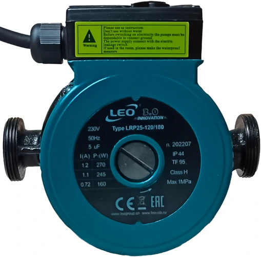 Насос для отопления LEO LRP 25-120/180