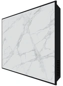 Отопительная панель STOUT WHITE STONE SCT 120*60 белый гранит / черный корпус
