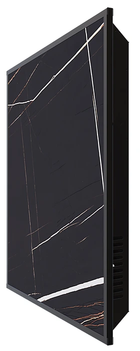 Отопительная панель STOUT BLACK STONE SCT 60*60 черный гранит / черный корпус