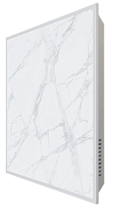 Отопительная панель STOUT WHITE STONE SCT 60*60 белый гранит / белый корпус