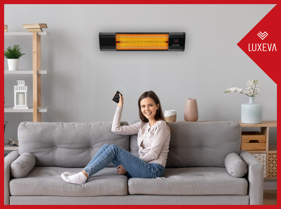 Инфракрасный обогреватель Luxeva LXV 2500-HRS black фото#4