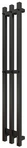 Электрический полотенцесушитель GROIS Trio GR-128 190х1200 П3 RAL 9005 R