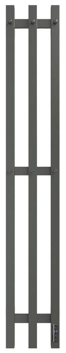 Электрический полотенцесушитель GROIS Trio GR-128 190х1200 П3 gray R фото#2