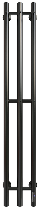 Электрический полотенцесушитель GROIS Trio GR-138 190х1200 П3 RAL 9005 R фото#2
