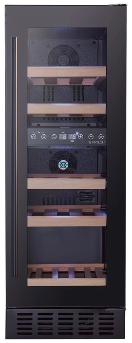 Встраиваемый винный шкаф 12-21 бутылка Temptech CLX30DB