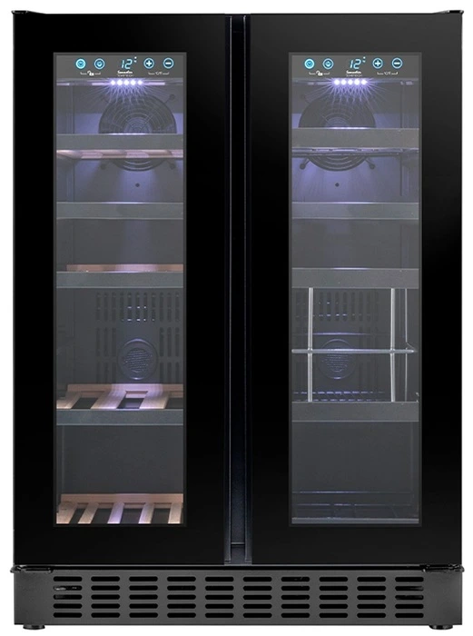 Отдельностоящий винный шкаф Temptech SOM2DХ60DRB