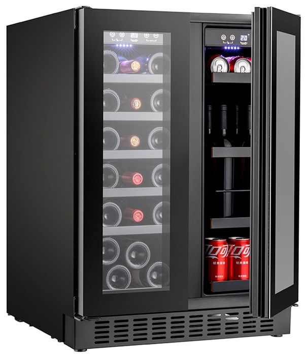 Отдельностоящий винный шкаф Temptech SOM2DХ60DRB фото#3