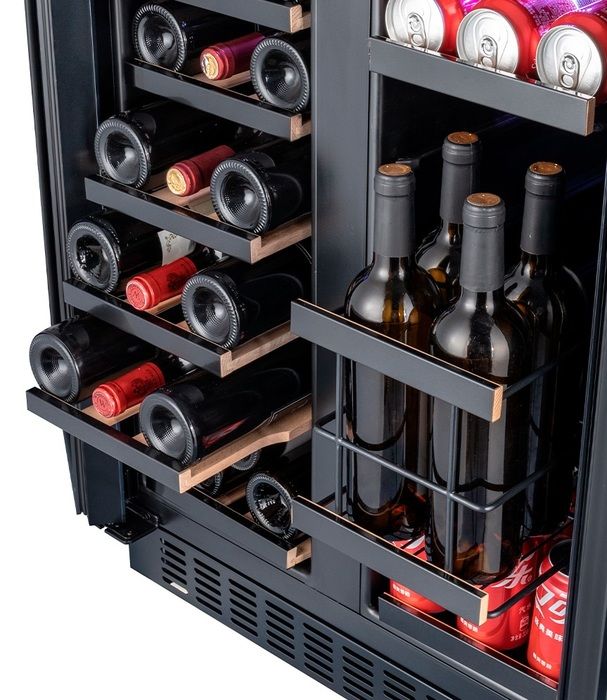 Отдельностоящий винный шкаф Temptech SOM2DХ60DRB фото#4