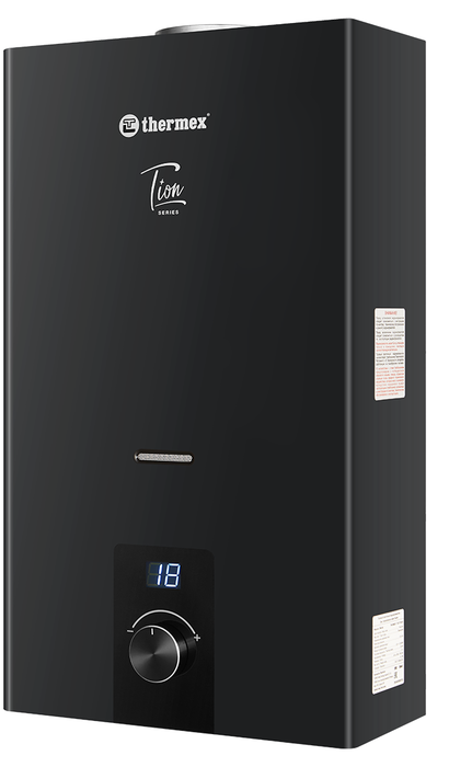 Газовый проточный водонагреватель Thermex T 20 D (Black) фото#2