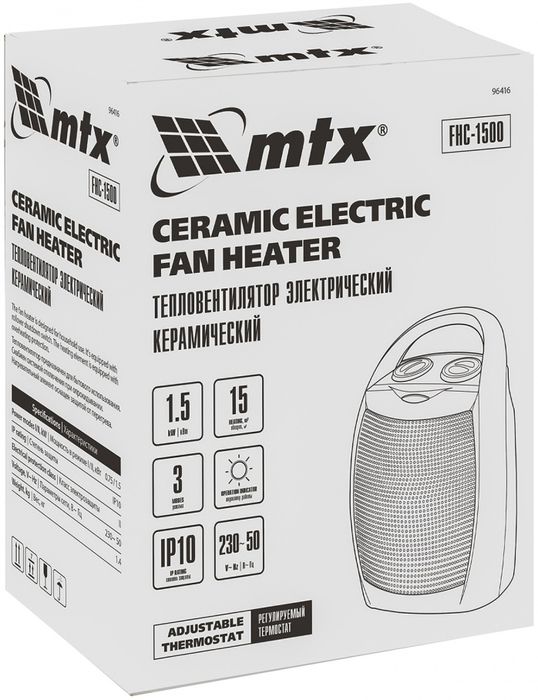 Тепловентилятор MTX FHC-1500 фото#10