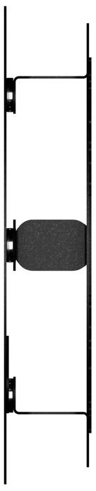 Металлическая решетка ERA RVM D100D140 окраш.сталь Black фото#3