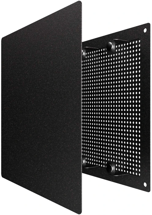 Металлическая решетка ERA RVM D160200х200 окраш.сталь Black фото#2
