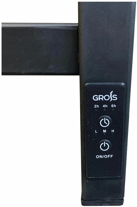 Электрический полотенцесушитель GROIS Bruno GR-122 400/800 П8 RAL9003 U фото#3