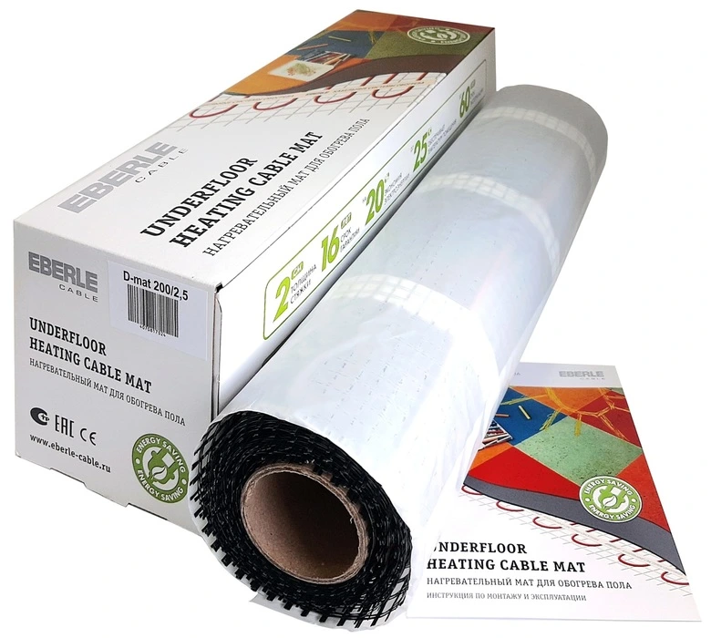 Нагревательный мат Eberle cable D-mat 200/0.5 - 100
