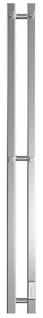 Электрический полотенцесушитель STOUT ROCK quadro 120*08 Полированный 2 опоры