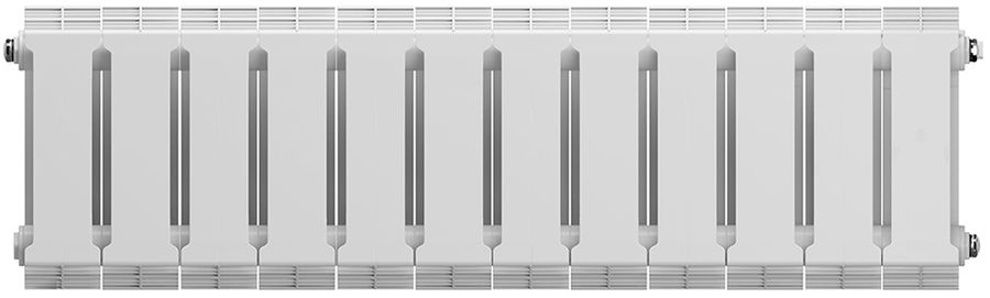 Биметаллический радиатор Royal Thermo PianoForte 200 /Bianco Traffico - 12 секц. фото#3