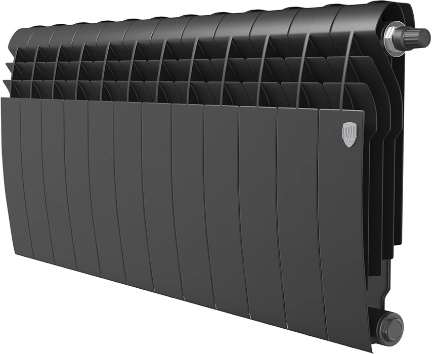 Биметаллический радиатор Royal Thermo BiLiner 350 Noir Sable VR80 - 12 секц.