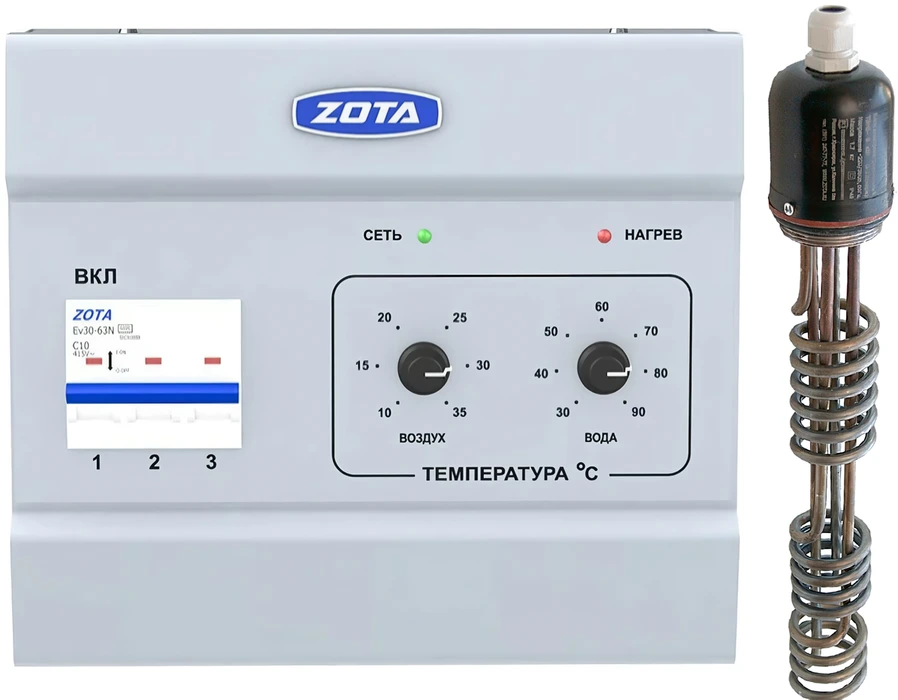 Комплект подключения Zota ТЭНБ 2" 9 кВт