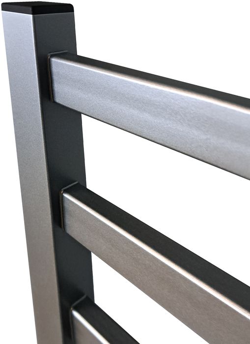 Электрический полотенцесушитель лесенка INDIGO Oktava Slim 3 (el) 80/50 Graphite Metallic фото#3