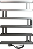 Электрический s образный полотенцесушитель INDIGO Muza (el) 60/50 Graphite Metallic