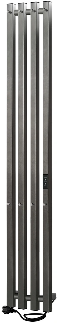 Электрический полотенцесушитель INDIGO Style 4 PRO (el) 120/18 Graphite Metallic