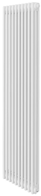Стальной трубчатый радиатор 2-колончатый Royal Thermo Insignia C2180 - 10 секц. RAL9016, боковое 1/2