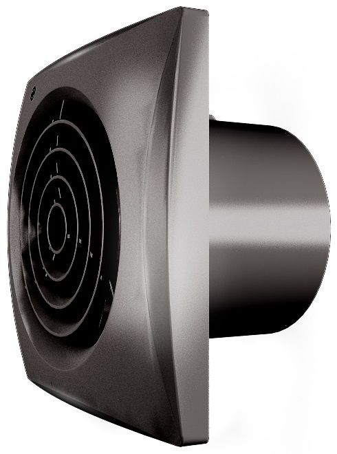 Вытяжка для ванной Zernberg Izumrud 125 gloss black фото#2