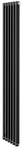 Стальной трубчатый радиатор 2-колончатый Royal Thermo Insignia VC2180 - 06 секц. RAL9005m, нижнее 1/2