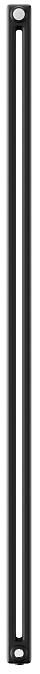Радиатор отопления Royal Thermo Insignia VC2180 - 12 секц. RAL9005m, нижнее 1/2 фото#2