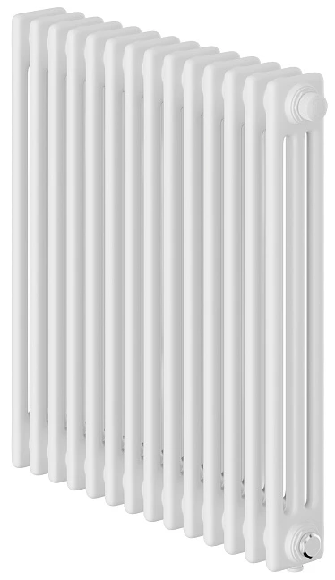Стальной трубчатый радиатор 3-колончатый Royal Thermo Insignia VC3050 - 14 секц. RAL9016, нижнее 1/2
