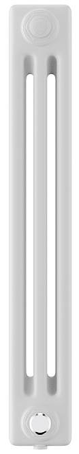 Радиатор отопления Royal Thermo Insignia VC3050 - 18 секц. RAL9016, нижнее 1/2 фото#2
