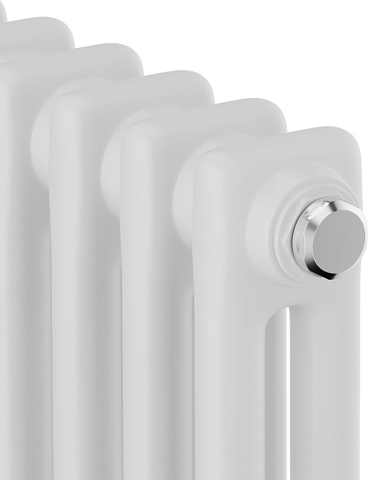 Радиатор отопления Royal Thermo Insignia VC2180 - 10 секц. RAL9016, нижнее 1/2 фото#3