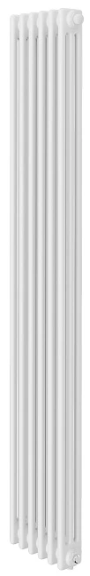 Стальной трубчатый радиатор 3-колончатый Royal Thermo Insignia VC3180 - 06 секц. RAL9016, нижнее 1/2