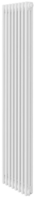 Стальной трубчатый радиатор 3-колончатый Royal Thermo Insignia VC3180 - 08 секц. RAL9016, нижнее 1/2