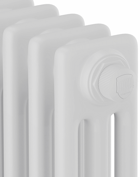 Радиатор отопления Royal Thermo Insignia VC3180 - 10 секц. RAL9016, нижнее 1/2 фото#3