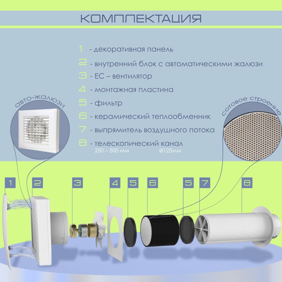 Проветриватель VENTini HRV-60-SLIM фото#7