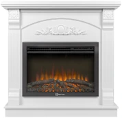 Электрокамин Electrolux EFP/P-2520LS N с порталом Firelight Barocco 25 белый