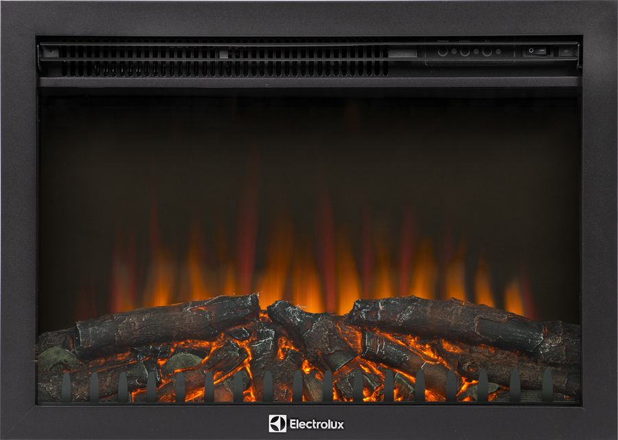 Электрокамин Electrolux EFP/P-2520LS N с порталом Firelight Forte Wood 25 камень темный, шпон венге фото#3