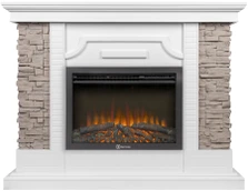 Электрокамин Electrolux EFP/P-2520LS N с порталом Firelight Florida 25 белый, серый