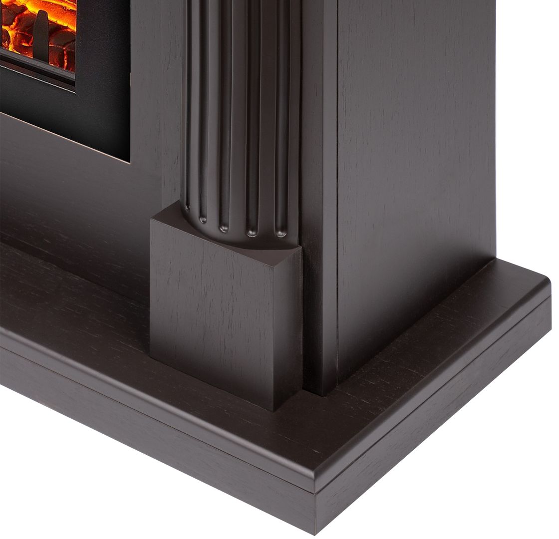Электрокамин Electrolux EFP/P-2520LS N с порталом Firelight Colonna 25 шпон венге фото#10