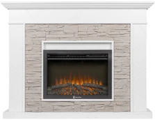 Электрокамин Electrolux EFP/P-2520LS N с порталом Firelight Miami 25 белый, серый