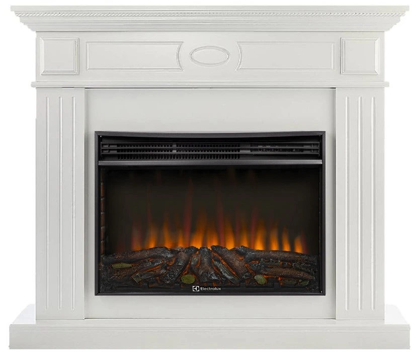 Электрокамин Electrolux EFP/P-3020LS N с порталом Firelight Bianco 30 белый
