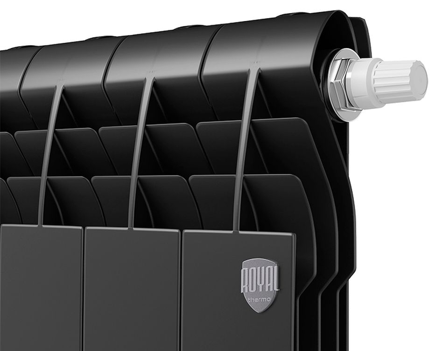 Биметаллический радиатор Royal Thermo BiLiner 350 /Noir Sable VR - 10 секц. фото#2