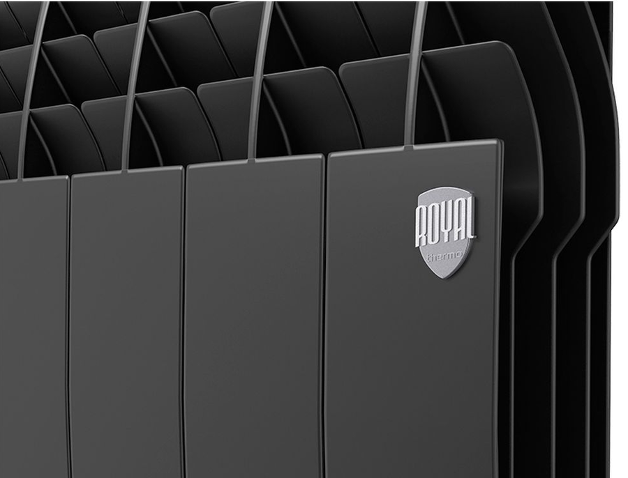 Биметаллический радиатор Royal Thermo BiLiner 350 /Noir Sable VR - 10 секц. фото#3