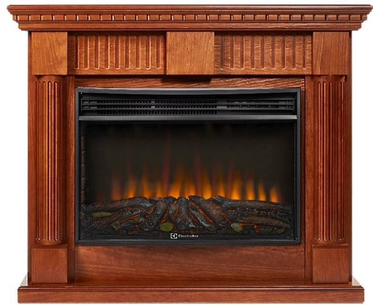 Электрокамин Electrolux EFP/P-3020LS N с порталом Firelight Colonna 30 шпон дуб